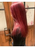 【colors 田宮】ワインレッドｘロングレイヤー
