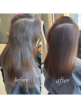 デザインサロンリア(design salon Lia) 前髪/アンブレラカラー/こなれミディ/イメチェン/ウェーブパーマ