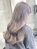 サンクマーケット 渋谷(cinq MARKET)&nbsp;渋谷ミルクティーベージュハイトーンカラーヘーゼルベージュ30代