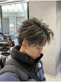 ハイライトフェザーショート