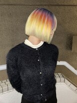 イエナ 渋谷(IENA)&nbsp;ルーツカラーグラデーションブルーデザインケアブリーチ