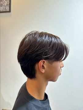 ヘアーワークス ボナ(HAIR WORKS bona.) メンズ センターパート