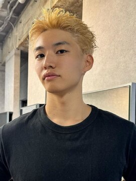 エルマーク 松山(L-MARK) ダブルカラー/ブリーチ/ミルクティー/ヘアカラー/men's