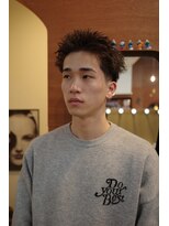 エディ(Edy)&nbsp;メンズスパイキーショート刈り上げスキンフェード眉毛カット岡山