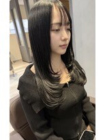 リオリス ヘア サロン(Rioris hair salon)&nbsp;【石川】オフブラック/ローレイヤーカット