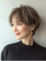 ハーツ(Heart's)&nbsp;白髪ぼかし脱白髪染め似合わせカット40代50代60代