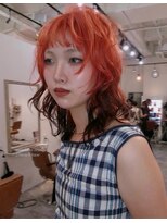 フランチェスカドット(francesca.) mandarin orange / end gradation