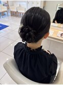 シンプルシニヨン