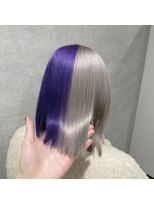 ミヴィ(MIVY)&nbsp;シルバー×パープルのデザインカラー