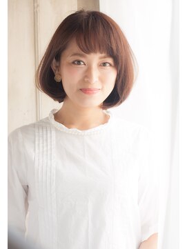 アドラーブル 万代店 (adorable) 【adorable】30代40代☆やわらかナチュラル大人ボブ