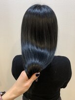 シェノン 西梅田(CHAINON)&nbsp;ダメージレス酸性縮毛矯正×ブルーブラック×ウェットヘア