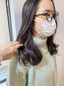 マリアバイアフロート(Maria by AFLOAT) 【山田】お客様スタイル☆インナーカラーラベンダー