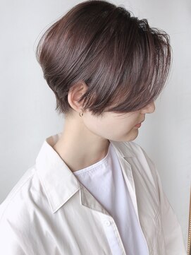 モリオフロムロンドン 原宿本店(morio from London) 【morio 原宿】ハンサムショート　ピンク　ハイライト