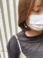 ネオリーブカップ 町田店(Neolive capu)&nbsp;韓国風ボブ ＊ オレンジブラウン【neolivecapu町田店】