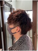 波巻きパーマ