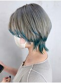 ウルフレイヤー_外ハネボブセクションカラー_ba398343