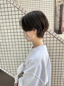 ネオリーブアイム 横浜西口店(Neolive aim) 大人可愛い束感　耳掛けひし形小顔丸みショートボブ【近藤】横浜