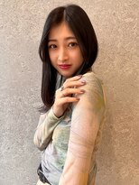 アース 三軒茶屋店(HAIR&MAKE EARTH) 三軒茶屋_レディース_ロング_ストレート_ナチュラル_外ハネ_小顔