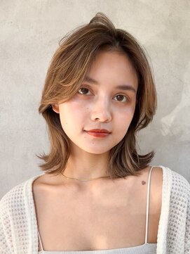 メゾンドイギー(MAISON de IGGY) ハイライト/デザインカラー/くびれヘア/切りっぱなしボブ/美髪