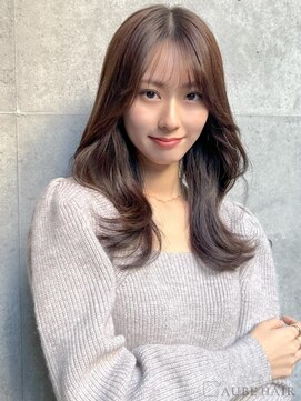 オーブ ヘアー フリー 下関店(AUBE HAIR free) 20代・30代_小顔見せ韓国風ヘア