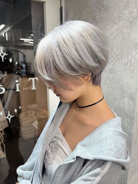 ティアム 渋谷店(Tiam shibuya) 黒髪/前髪パーマ/グレーベージュ/レイヤーロング/インナーカラー