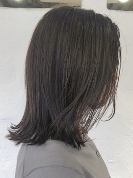 フレイムスヘアデザイン(FRAMES hair design) お手入れ簡単外ハネセミディ♪