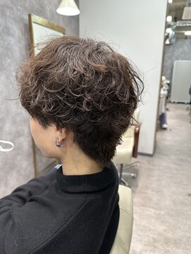 フォンド 津田沼(fond.) ウルフ/アッシュブラック/カルマパーマ/ベリーショート/津田沼