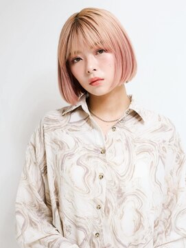 オンク 新宿(onk) ミディアムヘア/ショコラベージュ/ボブルフ/新宿駅