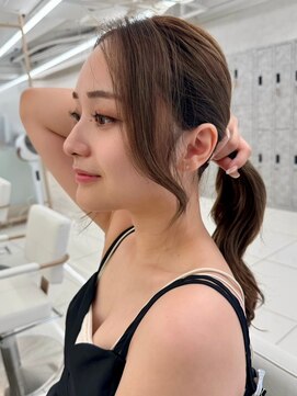 エジョン 八幡山店(Aejon) イメチェン/似合わせカット/フルバング/レッドブラウン/八幡山