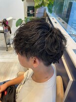 アンソル オブ リシェール(N'SOL of RICHAIR)&nbsp;ベリーショート/ダークアッシュ/ニュアンスパーマ/韓国マッシュ