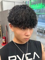 エルマーク 梅田(L-MARK) マッシュスパイラルパーマツイストスパイラル波巻きメンズ
