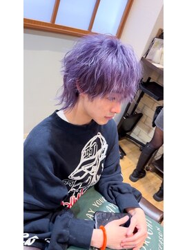 ヘアーアンドスパ フラップス(FLAPS) ウェーブマッシュウルフ