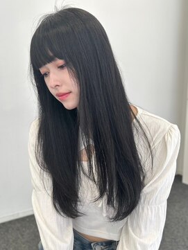 ユーフォリア 銀座本店(Euphoria) ストレート 艶カラー ブラウンカラー 髪質改善 20代30代