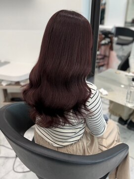 ベレーザシェルト(Beleza scelto) 11115髪質改善チェリーレッド黒髪アッシュブラックワインレッド