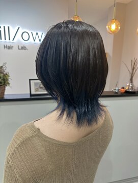 ウィロー(will/ow) ウルフ/インナーカラー/ネイビー