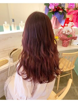 バブー バイ ビューティービースト 沖縄店(ba-boo by beauty:beast Academy) バイオレットピンク!