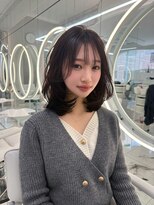 ガガ 心斎橋(GAGA)&nbsp;韓国/ハイトーンカラー/ワンホンヘア/レイヤーカット/髪質改善