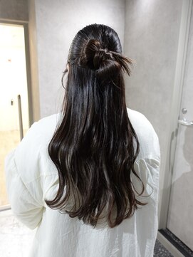ネアー 新潟(NEER) ハーフアップアレンジ◯カチモリヘア◯ヘアセット