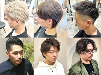 フィールルーチェ(Feel luce)の写真/ビジネス～プライベートまで両立可能なカットで男に磨きをかける☆流行りのツイストパーマもお任せ！
