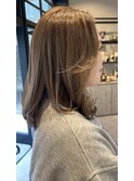 ハイライト×ベージュ