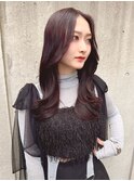 20代30代40代50代◎ 【髪質改善】ダークパープル×くびれ巻き