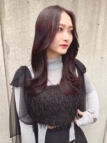 ディーバ 藤沢(D.I.E.V.A) 20代30代40代50代◎ 【髪質改善】ダークパープル×くびれ巻き