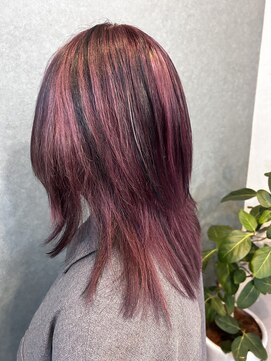 トープ(TOPU) ボルドーカラー/ローライト/ダブルカラー/ボルドーピンク