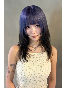 アマトウキョウ アユンチェ(AMA TOKYO×AYUNCHE) ルーツデザインカラー×ロングウルフレイヤー