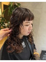 オムズ(OM's)&nbsp;スパイラルパーマ/オン眉バング