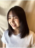 顔まわりカット/レイヤーカット/トリートメント/後れ毛カット
