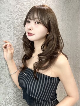 グロー オオミヤ アネックス 大宮(GLROW OMIYA ANNEX) 韓国ヘア ミディアムレイヤー レイヤーカット 顔周りカット