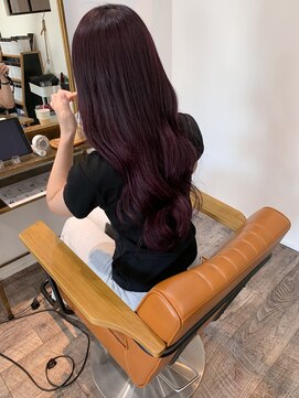 ブルーメ(Blume...) 【ブリーチ1回で透け感】ラベンダーカラーで垢抜けヘア