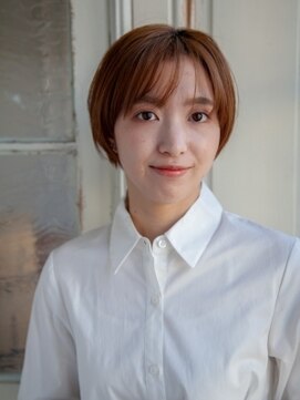 エーバイフー 江坂店(A BY WHO) A BY WHO江坂/丸みショート/透明感カラー