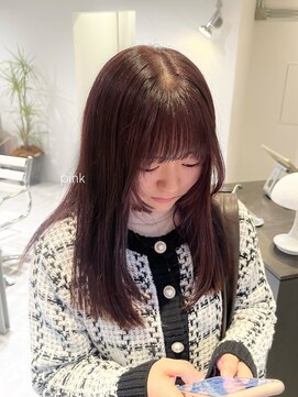 ローレンジウ(LOREN JU) ミディアムヘア/暗めカラー/グランマッシュ/名駅/レイヤーカット